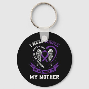 Porte-clés Purple En Mémoire De Ma Mère Epilepsie