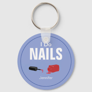Porte-clés Purple Moderne I Do Nails Technicien Nail