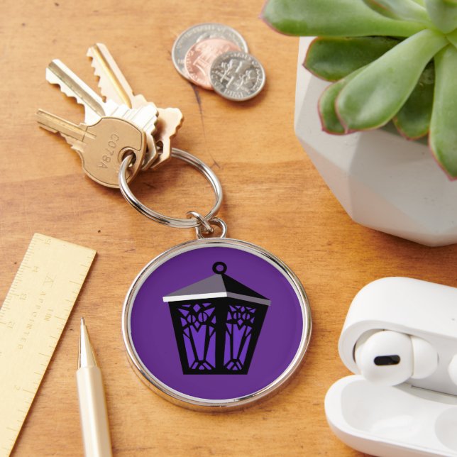 Porte-clés Purple Owl Lantern Keychain (Bureau)