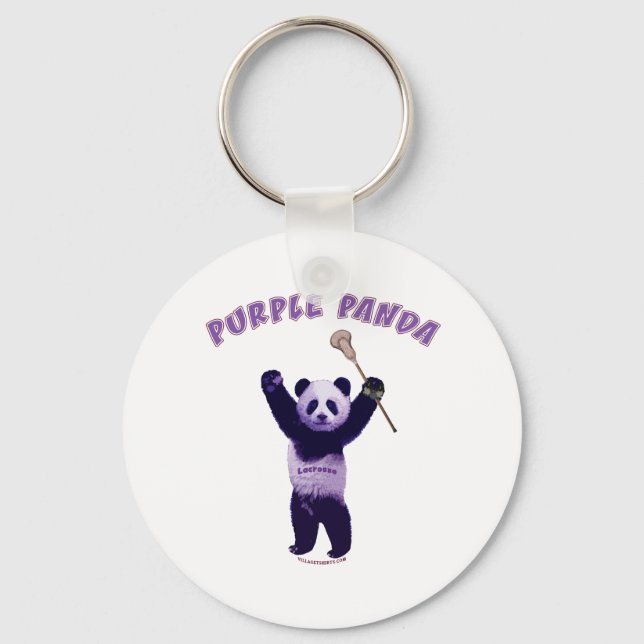 Porte-clés Purple Panda Lacrosse (Recto)