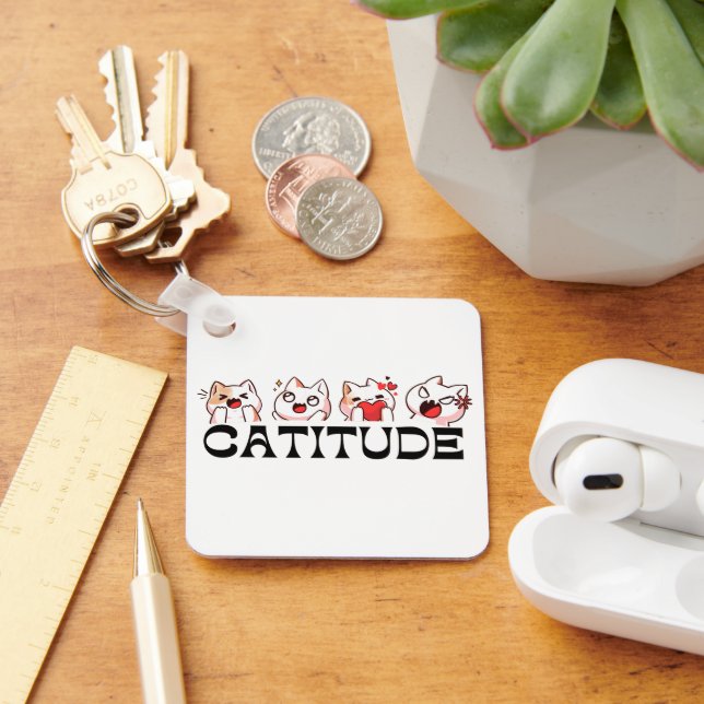 Porte-clés Purrfect Moments – Cat Lover’s Keychain 😻 (Bureau)