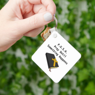 Porte-clés PUSH Prière inspiration