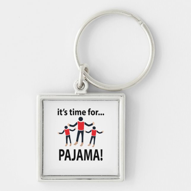 Porte-clés Pyjama C'est l'heure du Pyjama (Devant)
