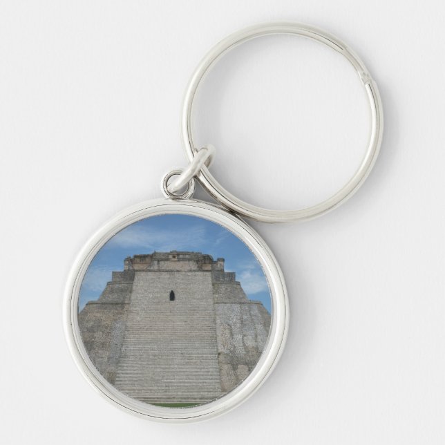 Porte-clés Pyramide du Magicien, Uxmal, Yucatan, Mexique (Devant)