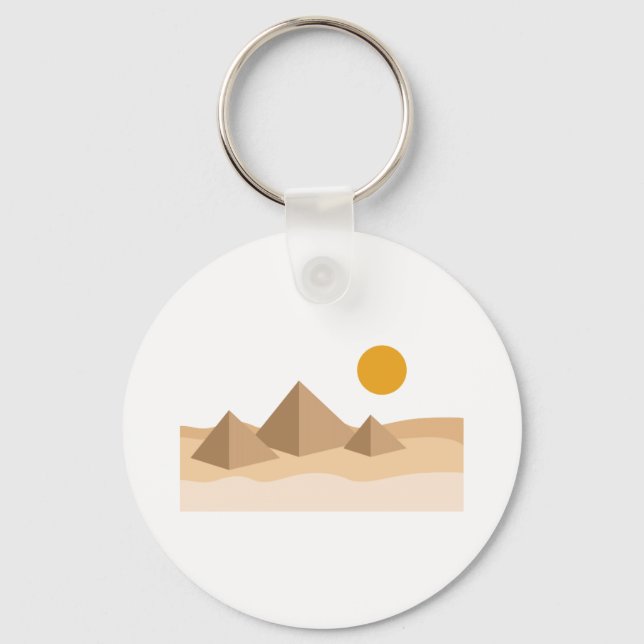 Porte-clés Pyramides égyptiennes (Recto)
