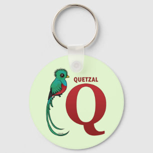 Porte-clés Q pour Quetzal