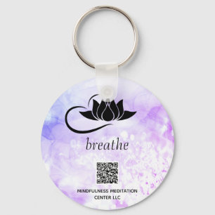 Porte-clés *~* QR - BREATHE Lotus Branding SWAG Porte - clé