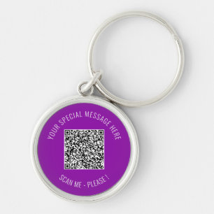 Porte-clés QR Code Info Your Playful Surprise Keychain