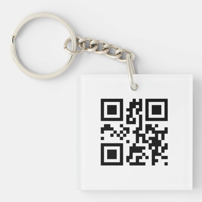 Porte-clés QR Code - Je vous aime ! (Devant)