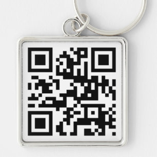 Porte-clés QR Code - Parlez à un nerdy !