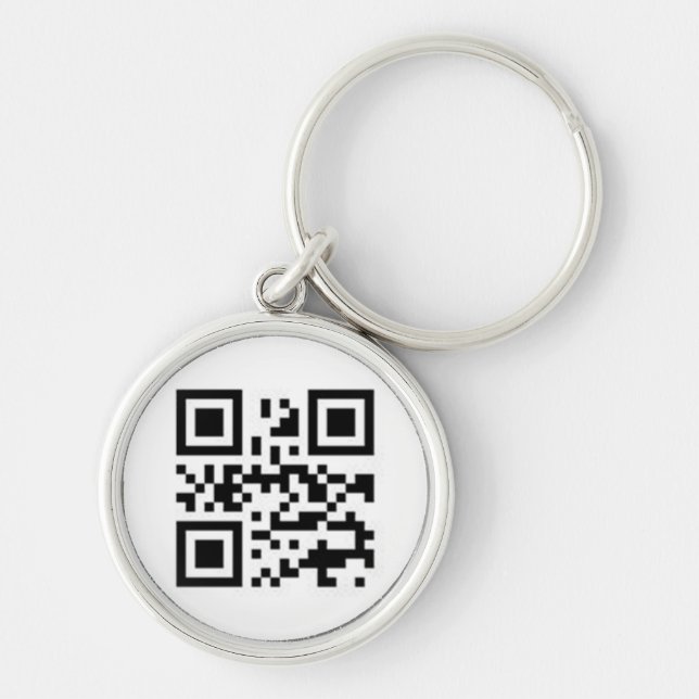 Porte-clés QR-code pour l'amour (Devant)