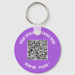Porte-clés QR Code Votre Porte - clé Message Surprise Cadeau