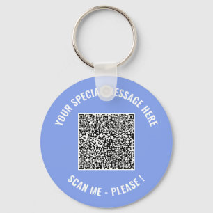 Porte-clés QR Code Your Special Message Surprise Keychain