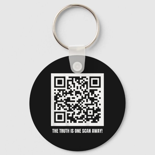 Porte-clés Qr Trump Dancing Code Merch Uni-adulte, Noir, (Recto)