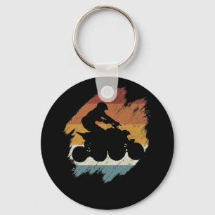 Porte-clés Quad vintage rétro