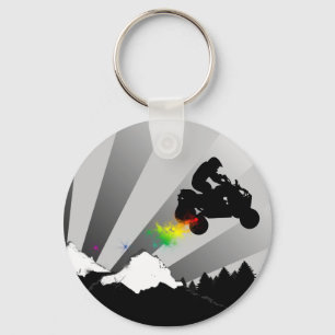 Porte-clés quadruples. traînée de saleté