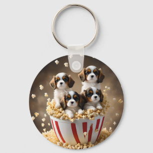 Porte-clés Quads Cavalier Espagnol Chipies Dans Le Popcorn,