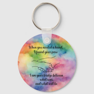 Porte-clés Quand j'avais besoin d'une main