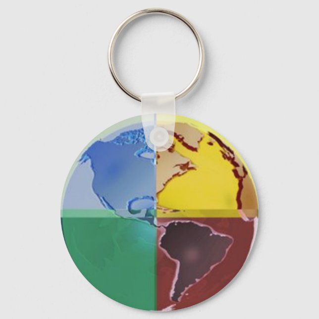 Porte-clés Quartered Globe - Keychain (Recto)