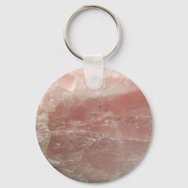 Porte-clés Quartz rose (Recto)