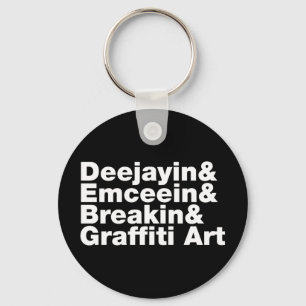 Porte-clés Quatre éléments de l'Hip hop