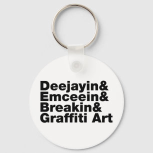 Porte-clés Quatre éléments de l'Hip hop