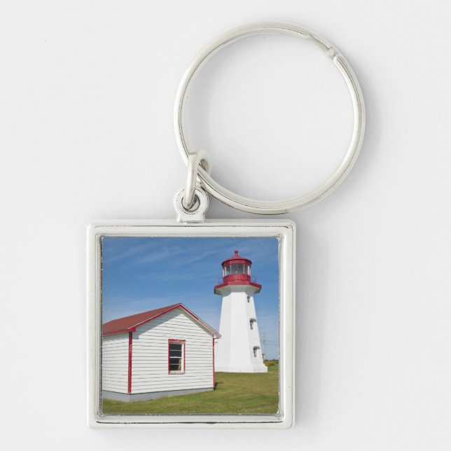 Porte-clés Québec, Canada. Phare du cap D'Espoir. (Devant)