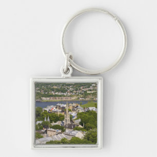 Porte-clés Québec, Québec, Canada. Vue plongeante sur la