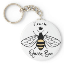 Queen Bee Keyring ajoutez votre nom. Toutes les ha