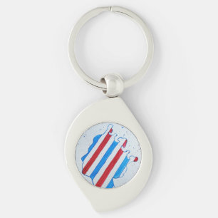 Porte-clés Queen Elizabeth II Jubilee Platinum Angleterre Roy