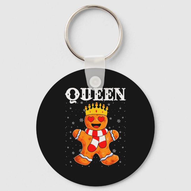 Porte-clés Queen Gingerbread Merry Christmas Matching Family  (Recto)