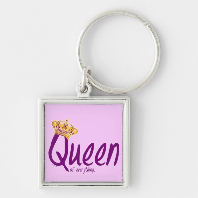 Porte-clés Queen of Everything [porte - clé haut de gamme] (Devant)