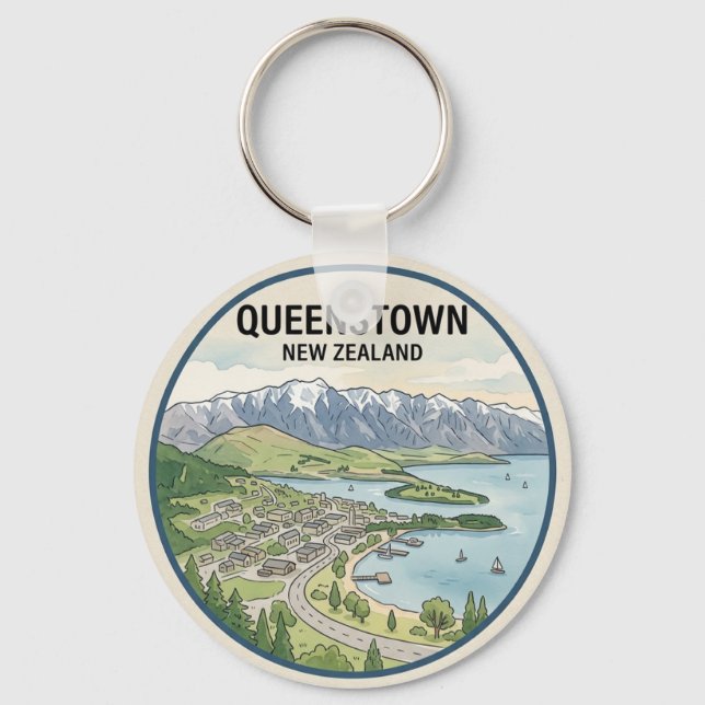 Porte-clés Queenstown (Recto)