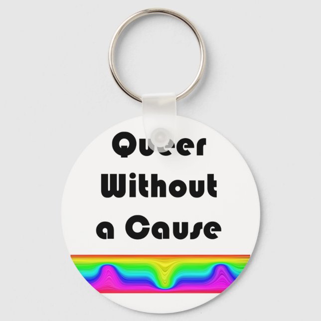 Porte-clés Queer Sans Cause (Recto)
