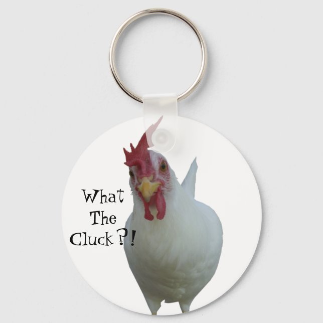 Porte-clés Quel Cluck ? ! (Recto)
