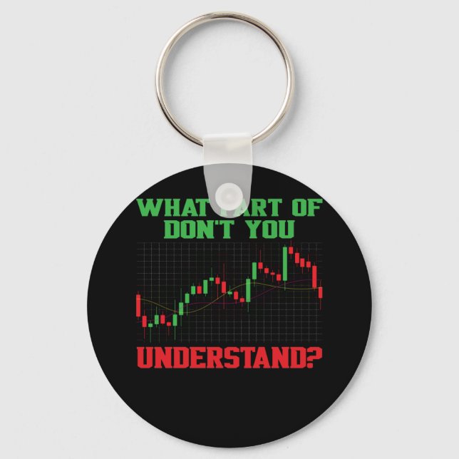 Porte-clés Quelle partie de ne pas comprendre le trading sur  (Recto)
