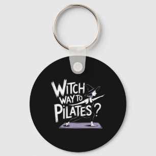 Porte-clés Quelle voie vers Pilates Drôle de Pilates Hallowee