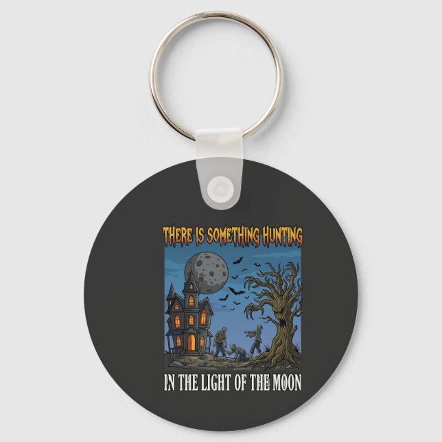 Porte-clés Quelque Chose de Chasse Lumière Lune Halloween Han (Recto)