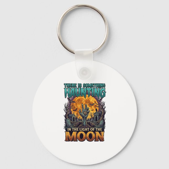 Porte-clés Quelque chose hantant lune Halloween Zombie Main G (Recto)