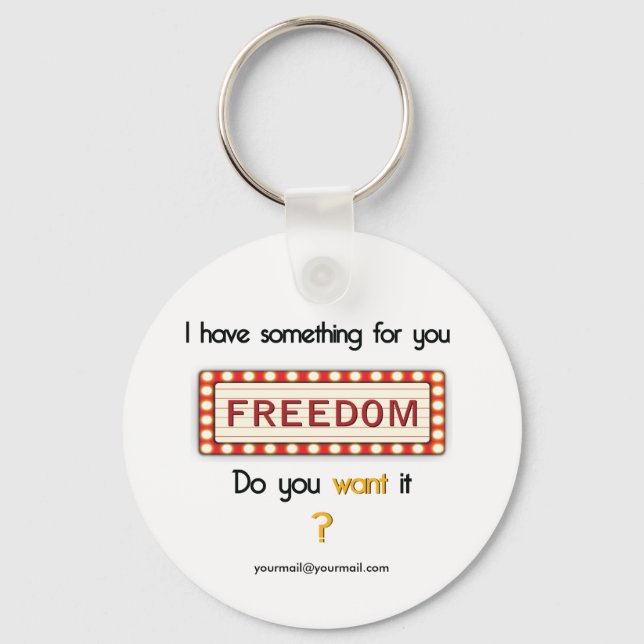 Porte-clés Quelque chose pour vous - Afficher (Recto)