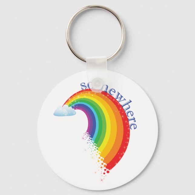 Porte-clés Quelque part au-dessus de l'arc en ciel (Recto)