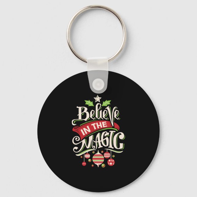 Porte-clés quelquechose en magic christmas (Recto)