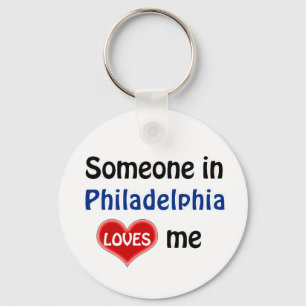 Porte-clés Quelqu'un à Philadelphie m'aime