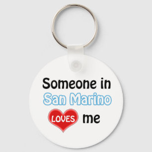 Porte-clés Quelqu'un à Saint-Marin m'aime