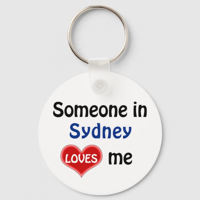 Porte-clés Quelqu'un à Sydney m'aime (Recto)