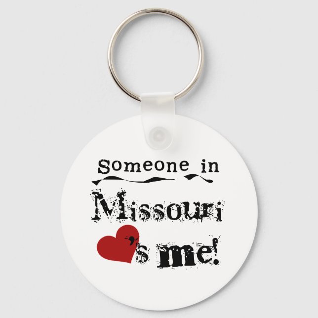 Porte-clés Quelqu'Un Au Missouri M'Aime (Recto)
