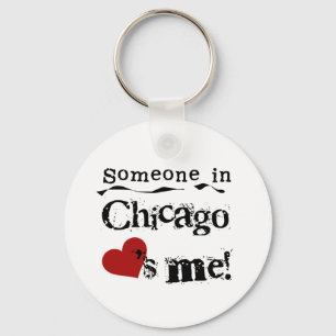 Porte-clés Quelqu'un Chicago