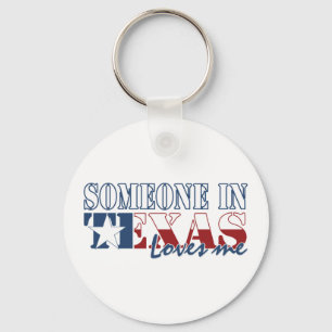 Porte-clés Quelqu'un dans le Texas m'aime