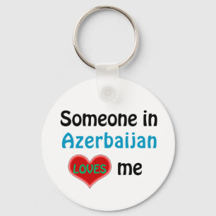 Porte-clés Quelqu'un en Azerbaïdjan m'aime