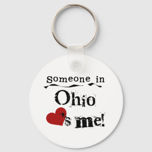 Porte-clés Quelqu'Un En Ohio M'Aime